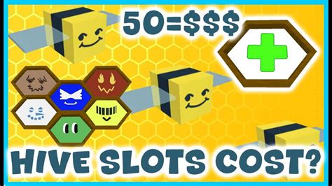 How much does EVERY BEE HIVE SLOT COST in Bee Swarm .